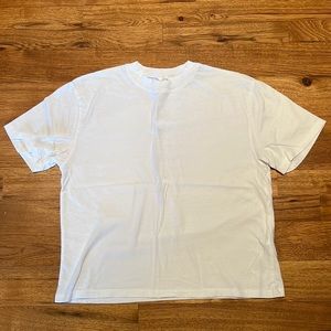 A&F Boxy White Tee
